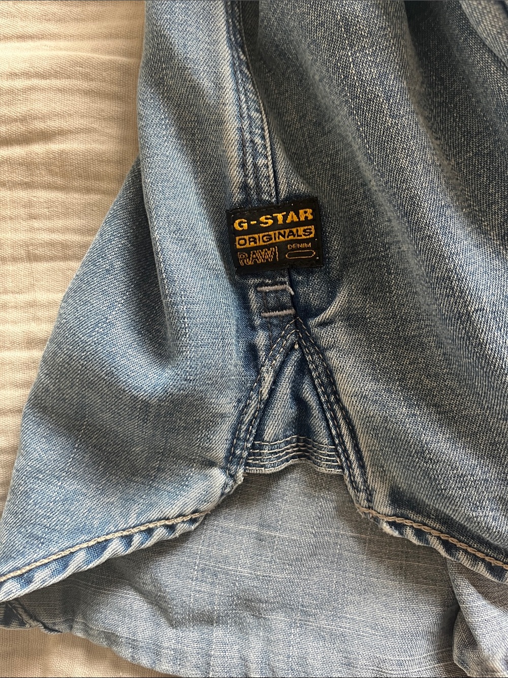 G-Star Light Blue Denim Button-Up Shirt - Picture 10 of 13